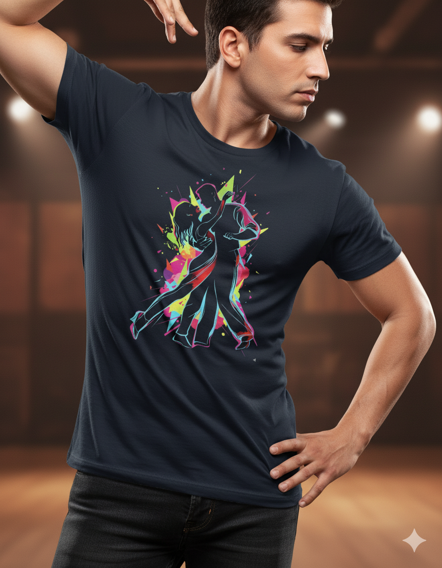 Latin dancer mens tshirt