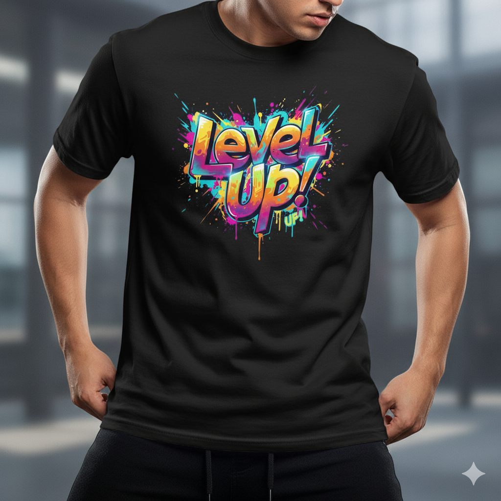 Level up mens tees