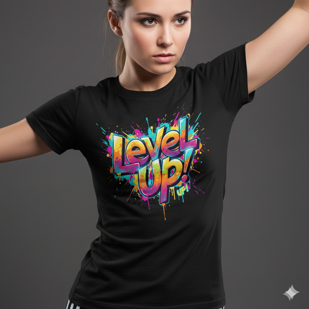 Level up women  full tee