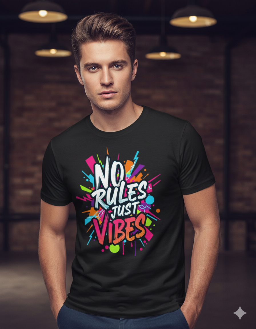 No rules just vibes mens jt