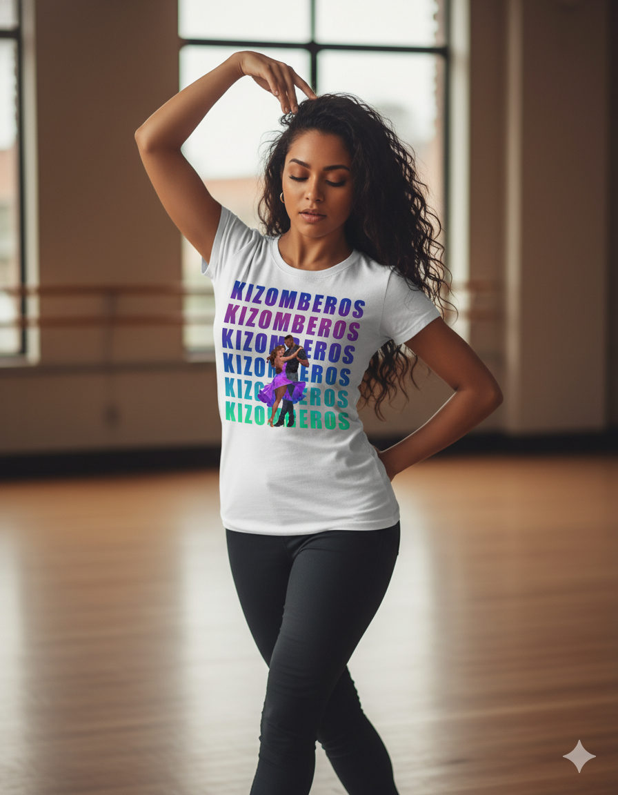 Kizomba dancer woman tee