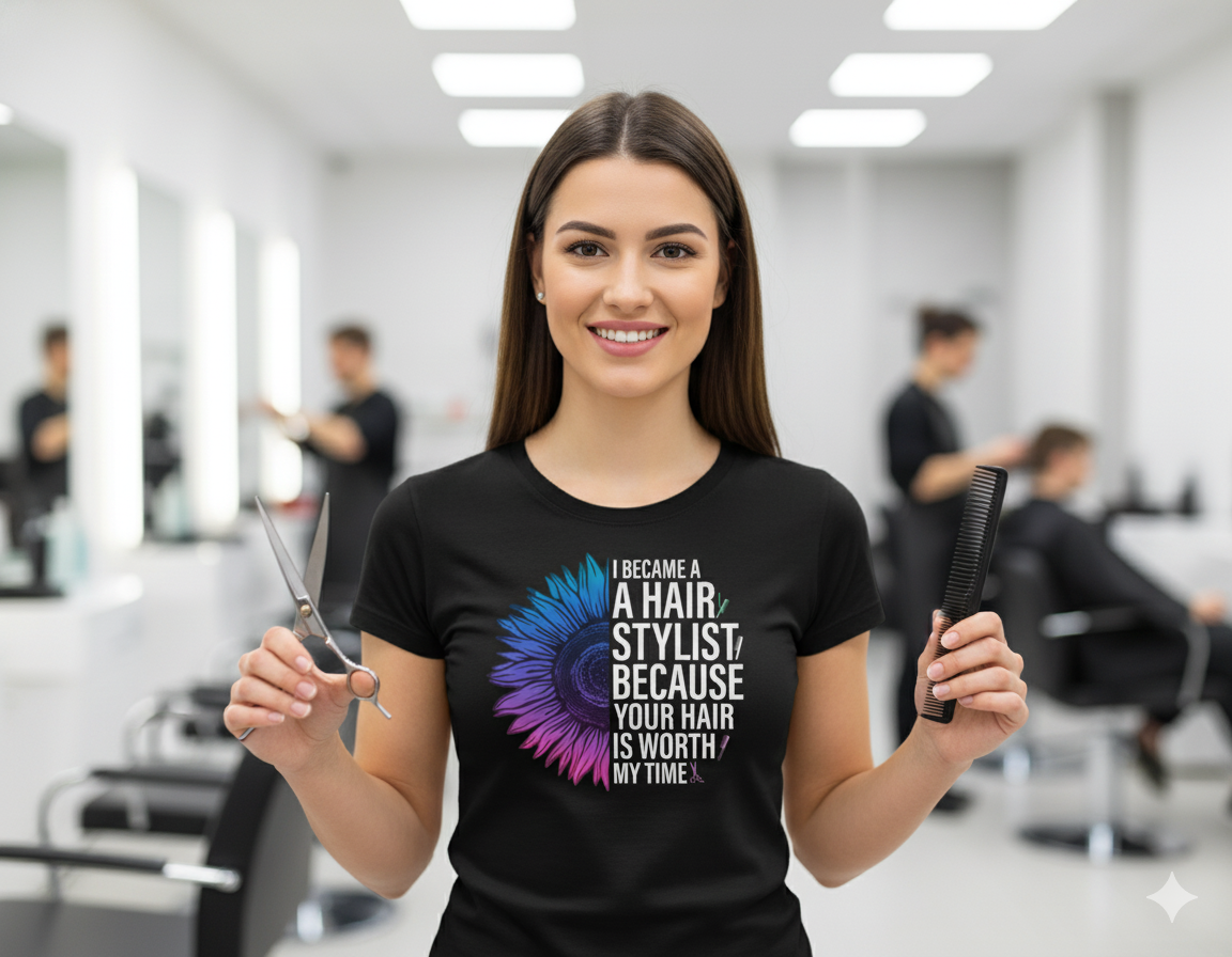 I became a hairstylist womens jt